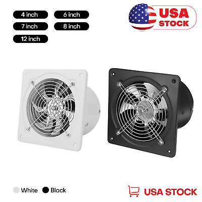 #ad 4 6 8 10 in Exhaust Fan Extrator Fan Ventilation Wall Mounted Square Blower 110V $19.98