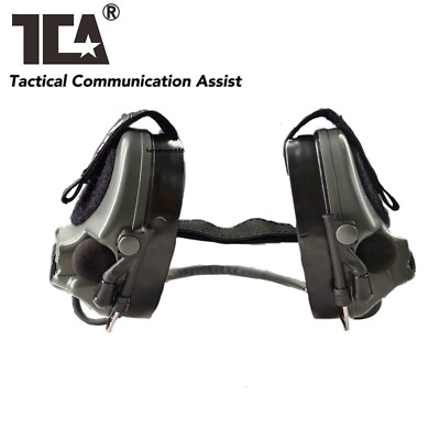 #ad TCA Comtac III Rear Wear Headset AGC C3 Military Headset For PRC 148 152 Radio $111.29