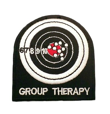 #ad GROUP THERAPY Target 50 Pieces Military Tactical Embroider IRON Patch Applique $175.00