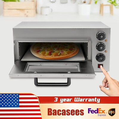 #ad For 16quot; Pizza Indoor Commercial Countertop Pizza Oven Single Deck Pizza Marker $161.50