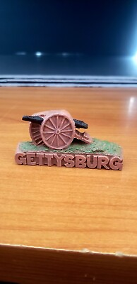 #ad Gettysburg Souvenir Refrigerator Magnet Cannon Resin $3.61
