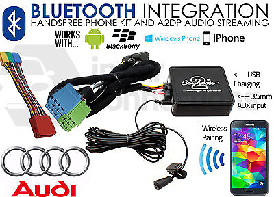 #ad Audi A2 A3 A4 A6 A8 TT Bluetooth car kit music streaming adapter handsfree calls $134.03