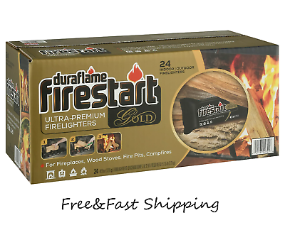 #ad Duraflame Firestart Gold Ultra Premium Fire Starter 24 Pk New $13.65