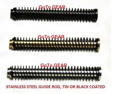 #ad TS Stainless Steel Guide Rod Assembly COATED ROD For GLOCK 17 19 20 Gen 1 2 3 $29.99