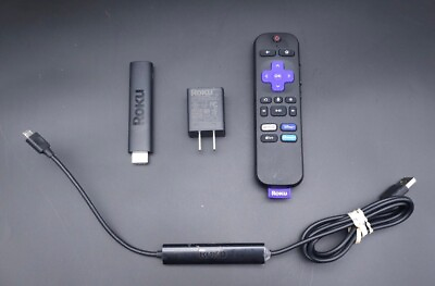 #ad Roku Streaming Stick 4k Model 3820X w Remote amp; Power Adapter $29.99