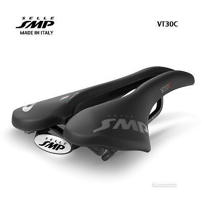 #ad NEW Selle SMP VT30C Bicycle Saddle : VELVET TOUCH BLACK MADE IN iTALY $159.00