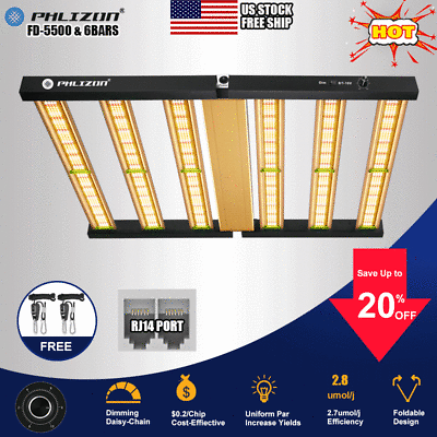 #ad 720W Pro Foldable Bar LED Grow Light Full Spectrum for Indoor Plants Veg Flower $463.15
