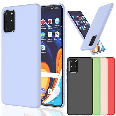 #ad For Samsung Galaxy S20 Plus S20 Ultra 5G Case Silicone Shockproof Soft TPU Cover $10.38