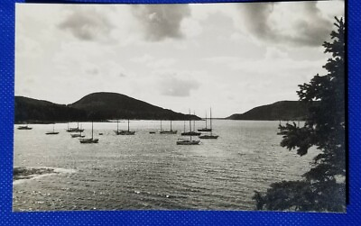 #ad Vintage Postcard: Monument Cove Somes Sound Mount Desert Island ME. $25.00