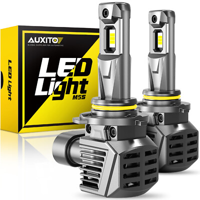#ad 2x 9005 HB3 LED AUXITO Bulbs High Headlight Beam Bright Super White 6500K CANBUS $35.99