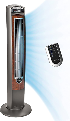 #ad Lasko Portable Electric 42.5quot; Oscillating Tower Fan with Nighttime Setting Time $80.98