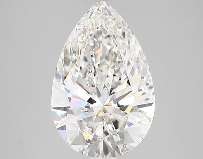 #ad Lab Created Diamond 3.52 Ct Pear G SI1 Quality Very good Cut IGI Certified $1384.60