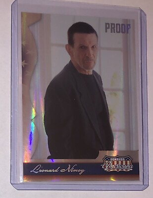 #ad Leonard Nimoy 2007 Donruss Americana Silver Holo Foil Proof Card 250 Star Trek $8.99