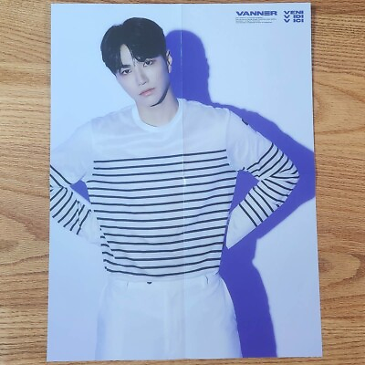#ad Taehwan Official Folded Poster Vanner 1st Mini Album Veni Vidi Vici Genuine Kpop $5.99