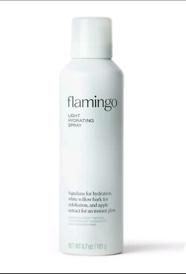 #ad FLAMINGO Light Hydrating Lotion Spray 6.7 oz Lock Moisture Radiant Skin Squalane $15.99