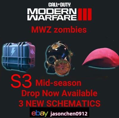 #ad #ad COD MW3 zombies S3 schematics DeadWireDetonator GoldenMaskFilter Sergeant#x27;sBeret $10.00