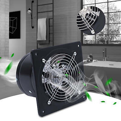 #ad Exhaust Fan Industrial Ventilation Extractor Metal Axial Exhaust Air Blower Fan $24.95