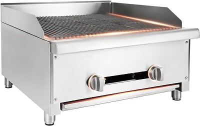 #ad Commercial Gas Radiant Charbroiler Grill Broiler Countertop Restaurant 56000 BUT $474.05