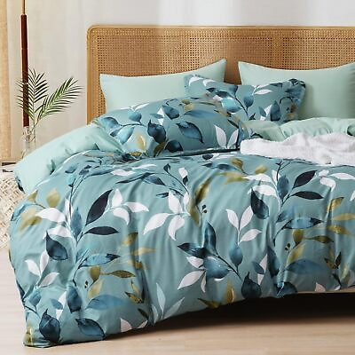 #ad Ultra Soft Floral Duvet Cover California King Printed Bedding Set 3 Pieces ... $51.15
