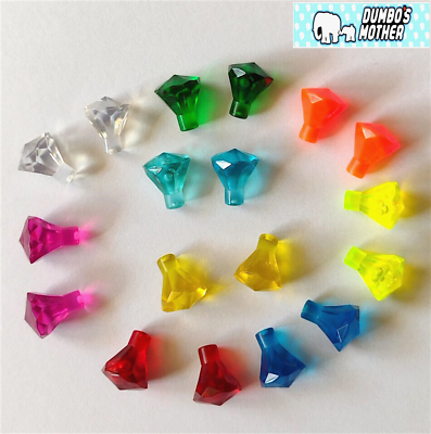 #ad LEGO Jewels Gems Diamond Crystal Rock Treasure 2x of 9 Colors 18 Pieces NEW $5.65