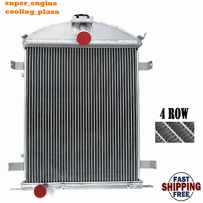 #ad For 1928 1929 Ford Model A Heavy Duty 3.3L Radiator Cooler 4 Row Aluminum $170.05