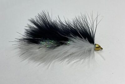 #ad Articulated Barely Legal Black White Articulated Streamer $17.99