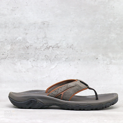 #ad TEVA Katavi 2 1019196 Mens 10 US Gray Brown Suede Casual Slip On Thong Sandals $26.59