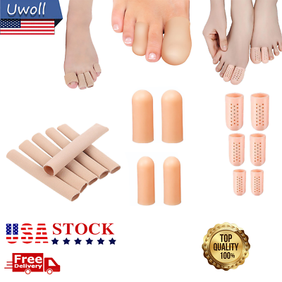 #ad Fabric Gel Tube Sleeves Cover for Hammer Toe Fingers Protectors Separators US $4.99