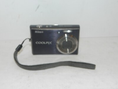 #ad Black Nikon COOLPIX S610 10MP LCD Digital Camera 4x Zoom VR Tested $84.91