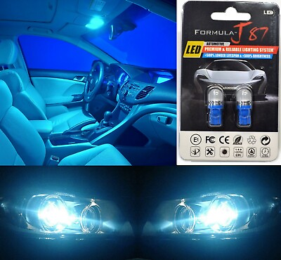 #ad LED 5050 Light Icy Blue 8000K 194 Two Bulb Front Side Marker Parking Replace Fit $8.80