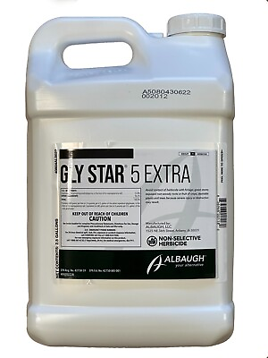 #ad Gly Star 5 Extra Herbicide 2.5 Gal ag labeled 53.8% glyphosate w surfactant $99.95