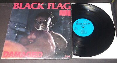 #ad 2nd pressing punk rock lp BLACK FLAG Damaged SST 9502 no MCA 1982 Ginn Rollins $95.00