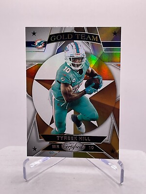#ad 2023 Panini Certified Tyreek Hill Gold Team Dolphins #GT 5 $2.00