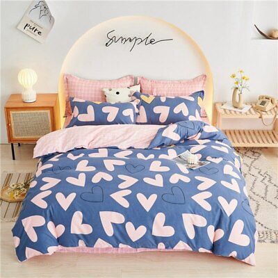 #ad Quilt Cover 4 Pcs Quilt Cover Bedding Single Bed Quilt Cover 3 Pcs Pillowcases $252.67