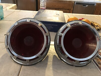 #ad 1963 Chrysler 300 New Yorker Newport MoPar TAIL LAMPS Complete with Bolts Plugs $260.00
