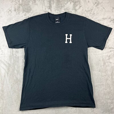 #ad HUF Global Trip Classic Men#x27;s Black T Shirt Size M $6.80
