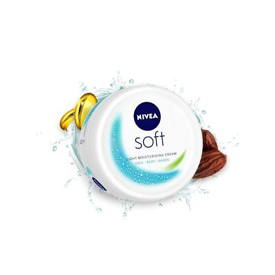 #ad NIVEA Soft Light Moisturizer Cream with Vitamin E amp; Jojoba Oil 100ml $14.24