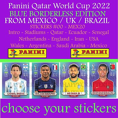 #ad Panini World Cup QATAR 2022 MEXICO BRASIL Edition Stickers FWC to MEX $4.00