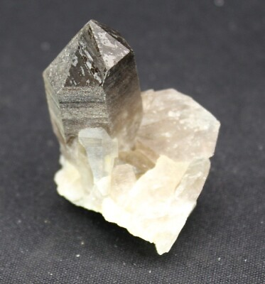 #ad Smoky Quartz Black Matrix Crystal Point Rock Raw Gem Mineral 25.7g $29.00