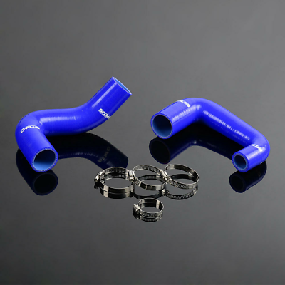 #ad Fit For 2003 2007 Benz Smart Fortwo amp;Roadster Blue Silicone Intercooler Hose Kit $20.42