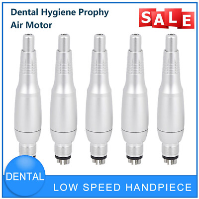 #ad 5Set Dental Hygiene Prophy Handpiece Air Motor 4 Hole 4:1 Nose Cone 360° Swivel $325.70