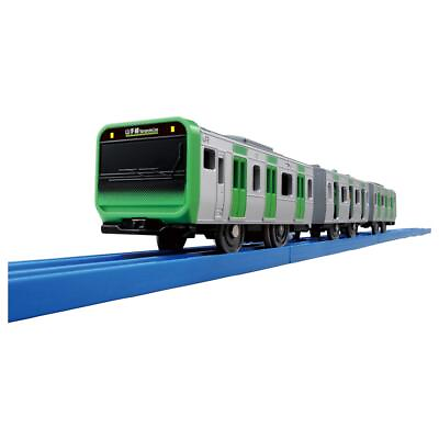 #ad Takara Tomy Plarail E235 Series Yamanote Line S 32 Door 3 Car Train Toy Green $35.40