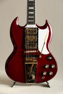 #ad Epiphone Electric GuitarJoe Bonamassa 1963 SG Custom Dark Red Cherry Used $1269.99