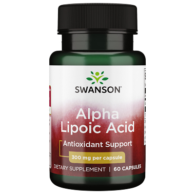 #ad Swanson Alpha Lipoic Acid Capsules 300 mg 60 Count $10.34