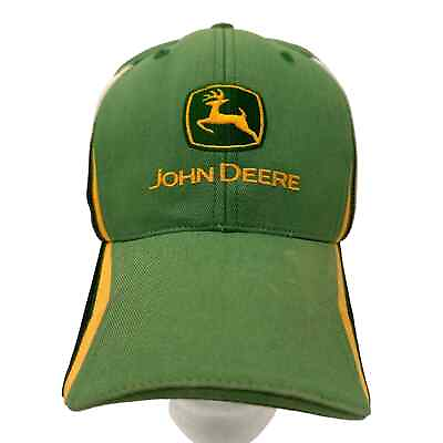 #ad John Deere Green Stripe Snapback Hat $14.00
