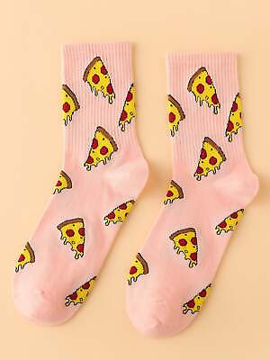#ad Pizza Crew Socks Funny Socks for Women Novelty Socks Funky Socks Gift for Her $6.32