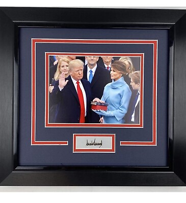 President Donald Trump Autographed Photo $140.00