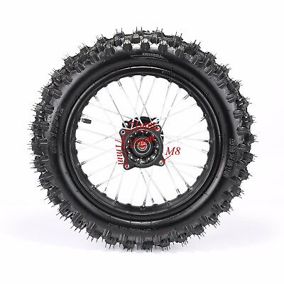 #ad 12quot; Inch Back Rear Wheel 80 100 12 Tyre Rim 15mm Axle For Pit Dirt Bike SSR CRF AU $94.99