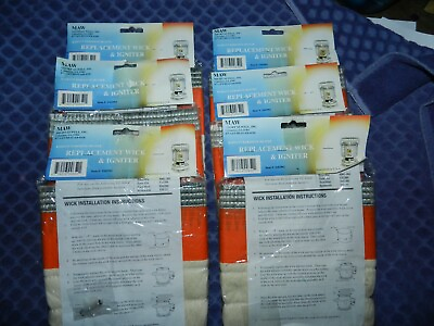 #ad Lot of 6 MAW inc replacement wick amp; igniter for radiant kerosene heater #1182992 $62.99