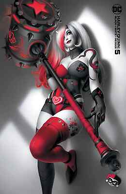 #ad Harley Quinn Black White Redder #5 Cover B Warren Louw Variant $4.99